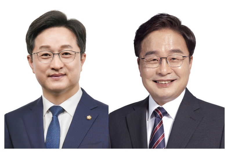 강병원 국회의원과 김우영 전 은평구청장