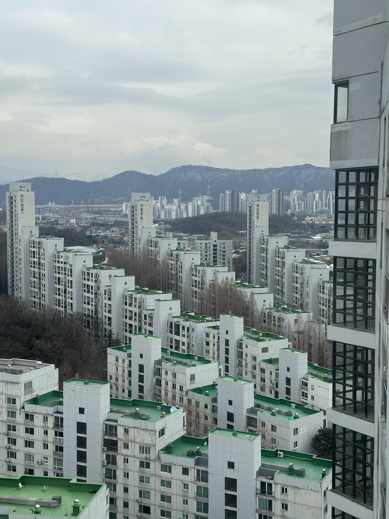 올림픽아파트 부채꼴 배치 풍경. ©서울수집