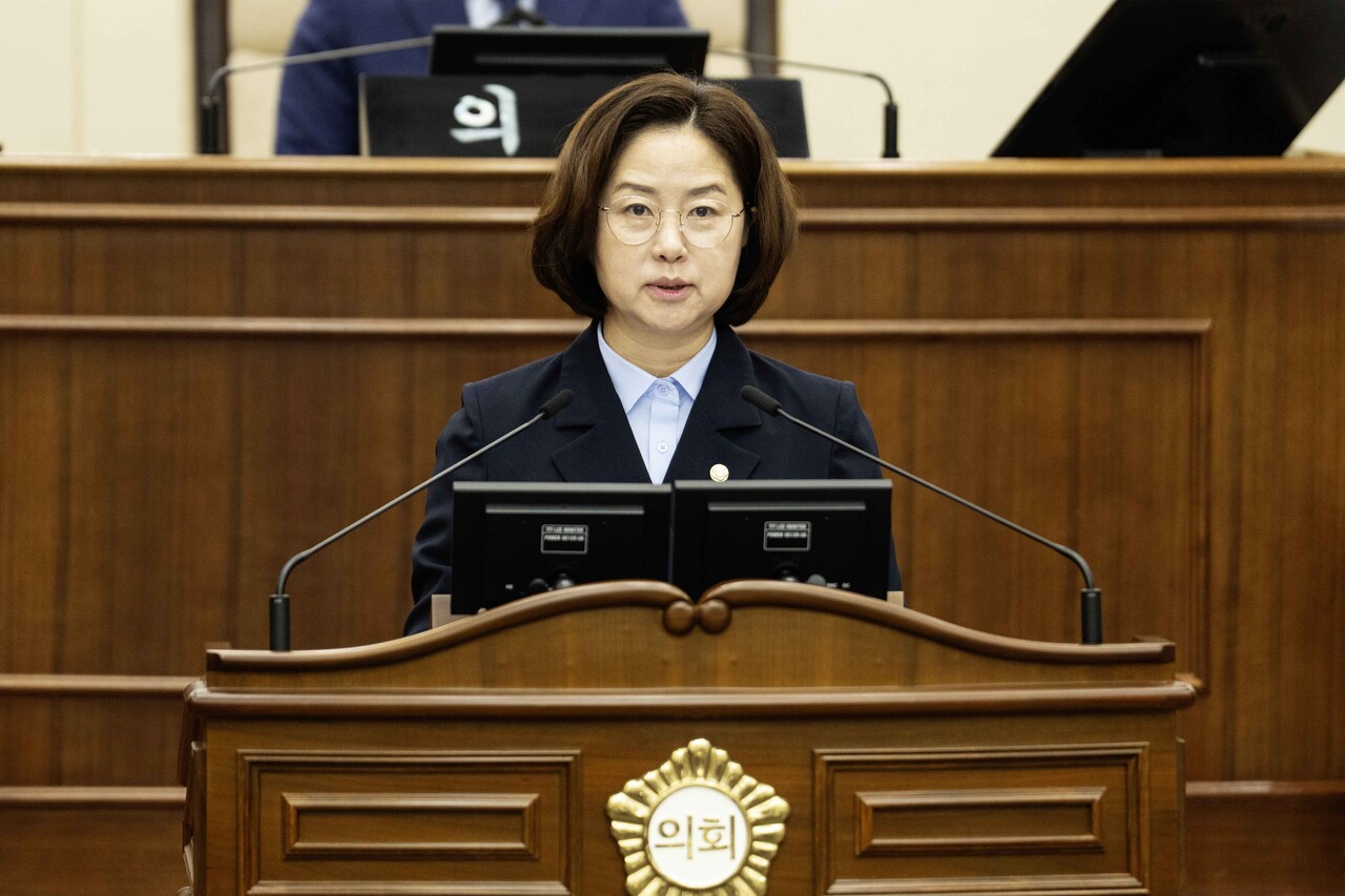 은평구의회 장연순 의원. (사진: 정민구 기자)