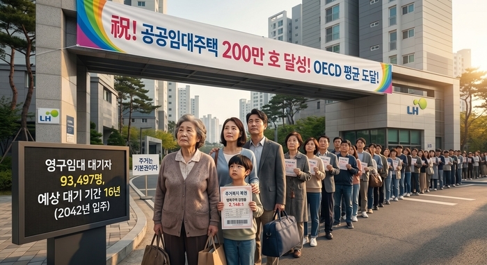 ** 로또 1등보다 어려운 '주거 로또'? 16년 기다리는 공공임대의 불편한 진실
**